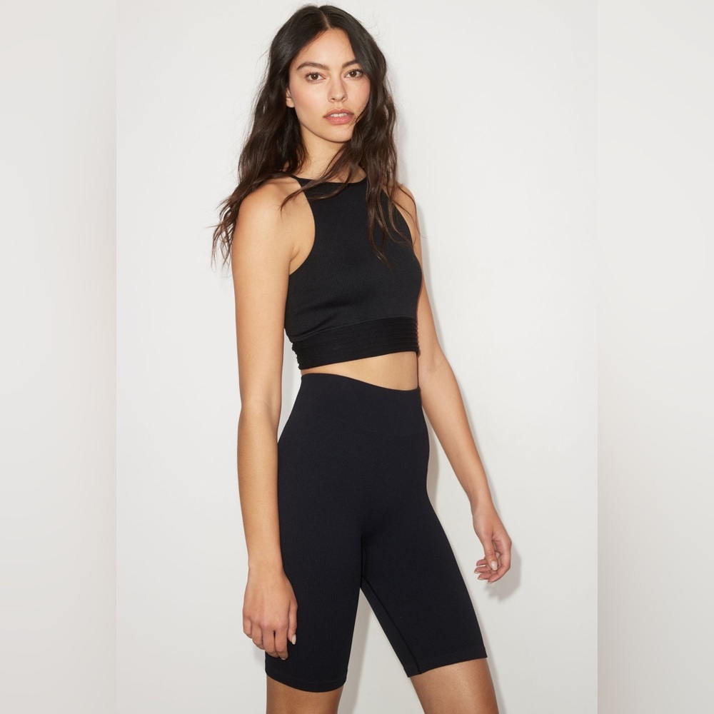 Dynamite Clark Ribbed Seamless Biker Shorts